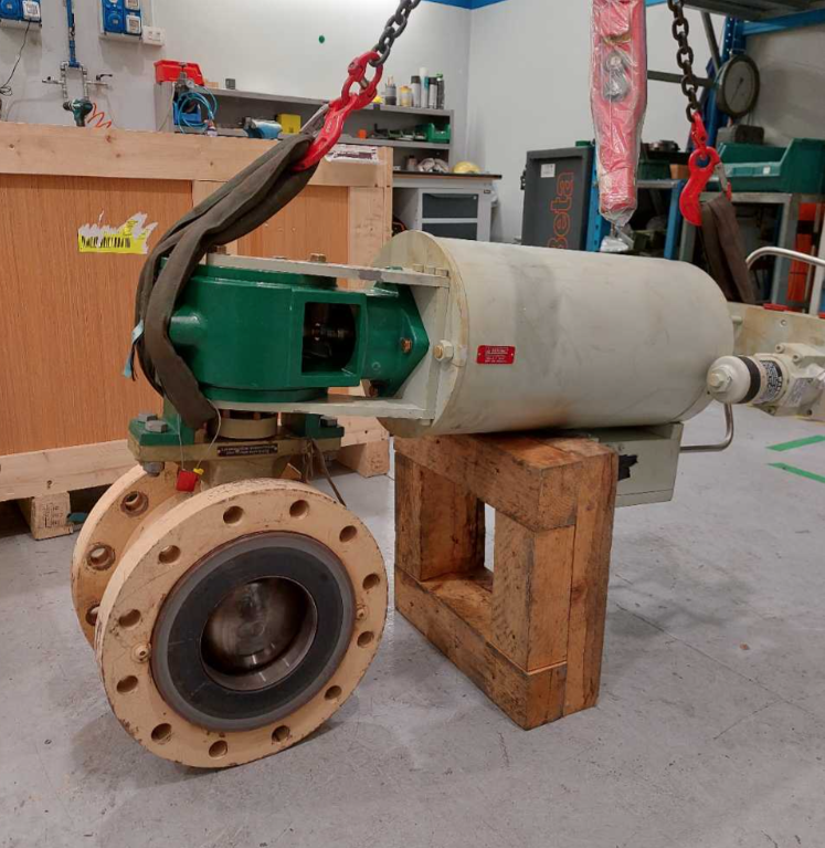 VALVE-SRV,8 INCH,LEFT HAND,FSHR PURC,WCB,V300-HDM,300#,DUAL LVDTS,LPT